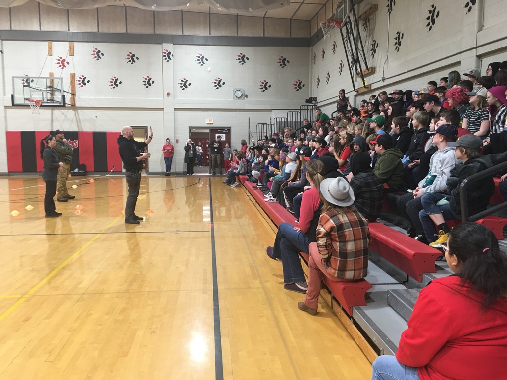 Anti-Drug Presentation from Flathead County Sheriff's Officers and K-9's , Misty and Audie