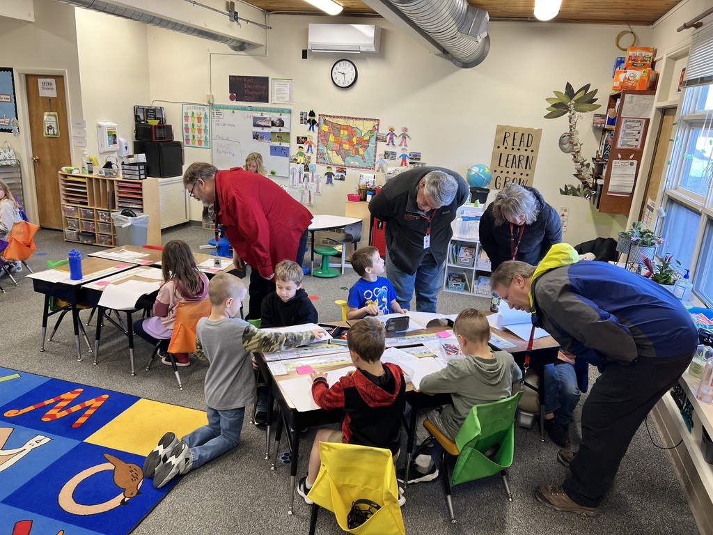 Members of our Board of Trustees had a great time visiting classrooms yesterday!